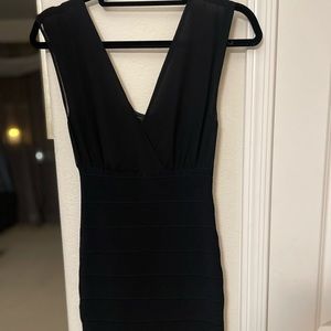 Bebe Blck Bandage dress